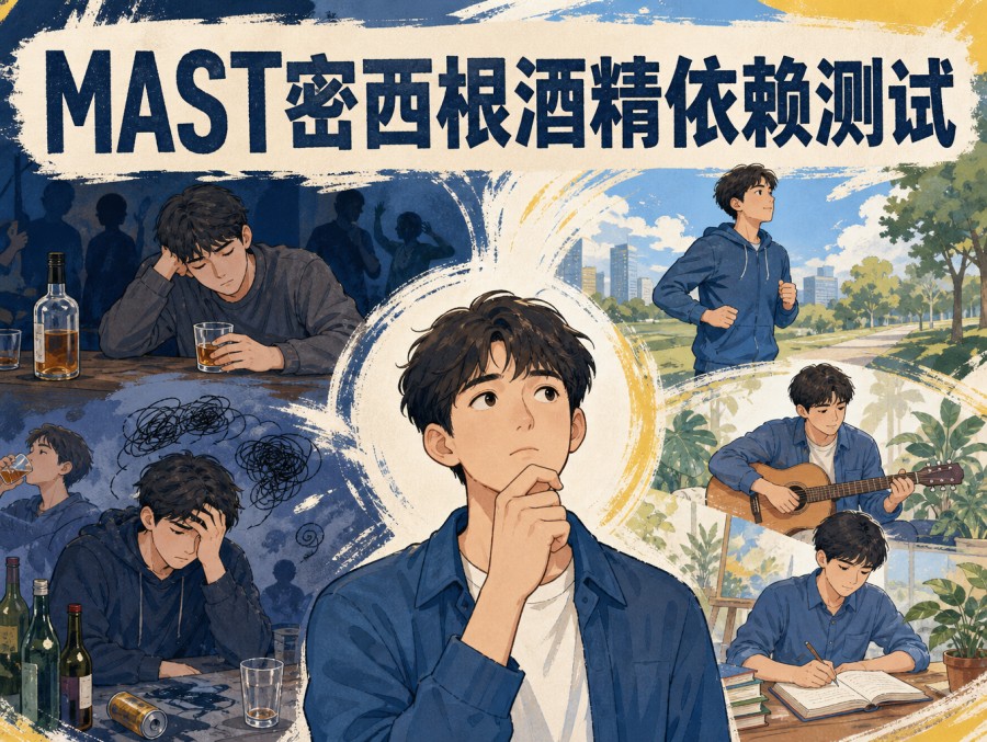 MAST密西根酒精依赖测试